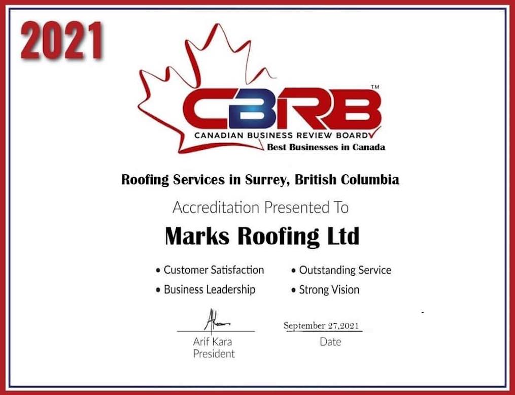 CBRB Marks Roofing Ltd
