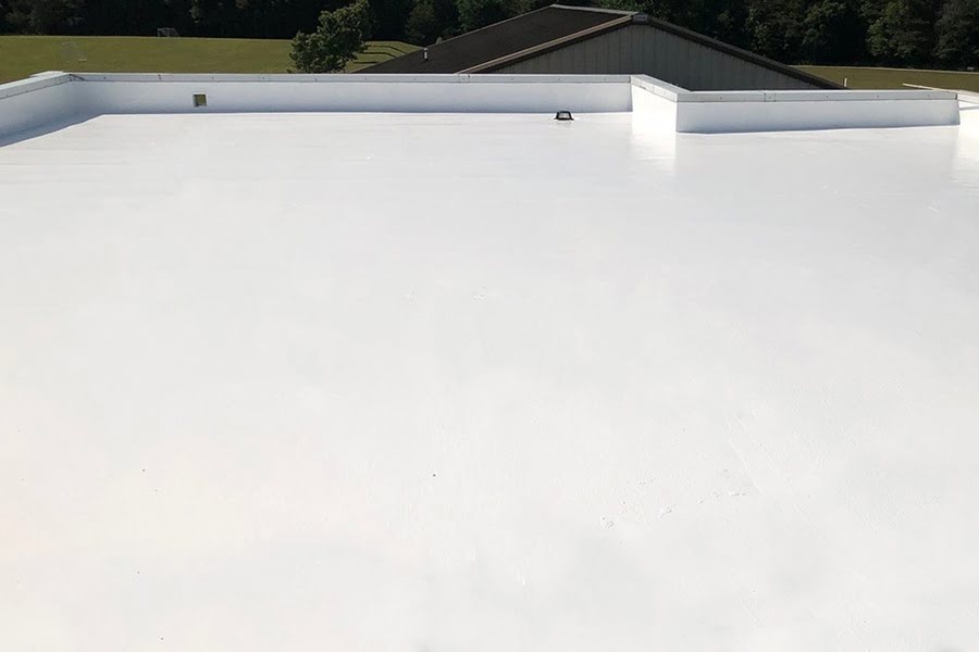 Spray foam roofing systems