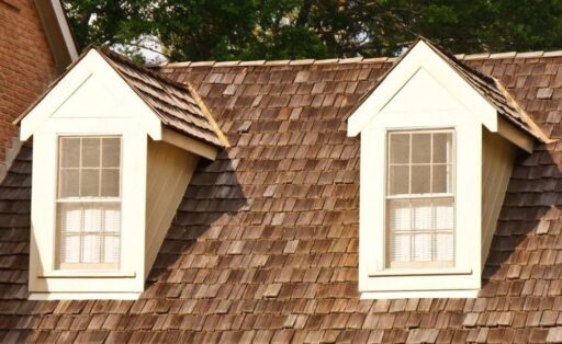 Cedar roof installation