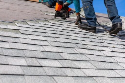 Asphalt shingle installation